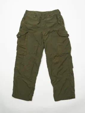 Vintage '95 Green Army Patched Pants (32 x 30)