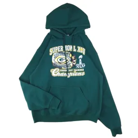 Vintage Green Bay Superbowl Champs Hoodie - L