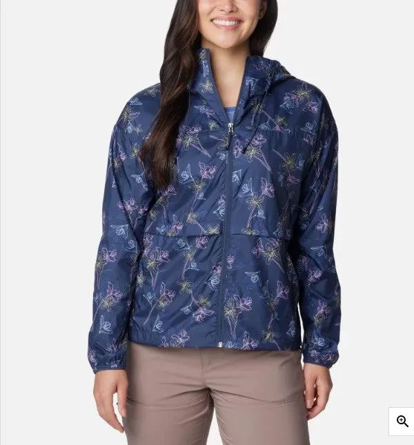 WOMEN'S ALPINE CHILL WINDBREAKER - NOCTURNAL TIGERLINES