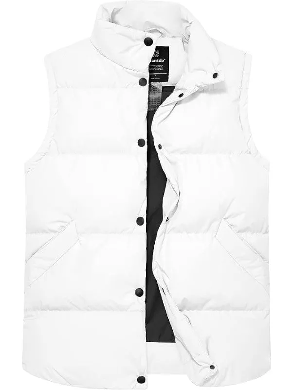 Women's Puffer Vests Thicken Winter Vest Warm Bubble Vest