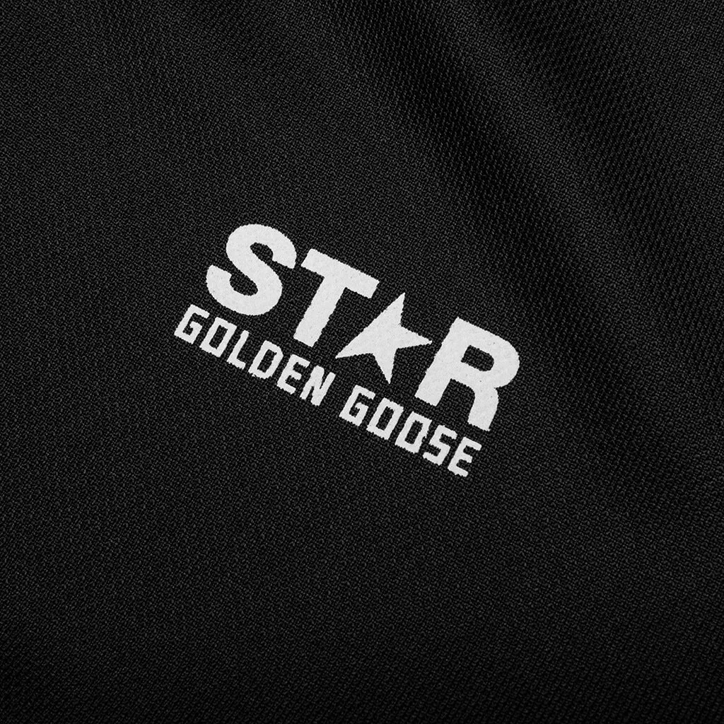 Women's Star Zipped Track Jacket - Black