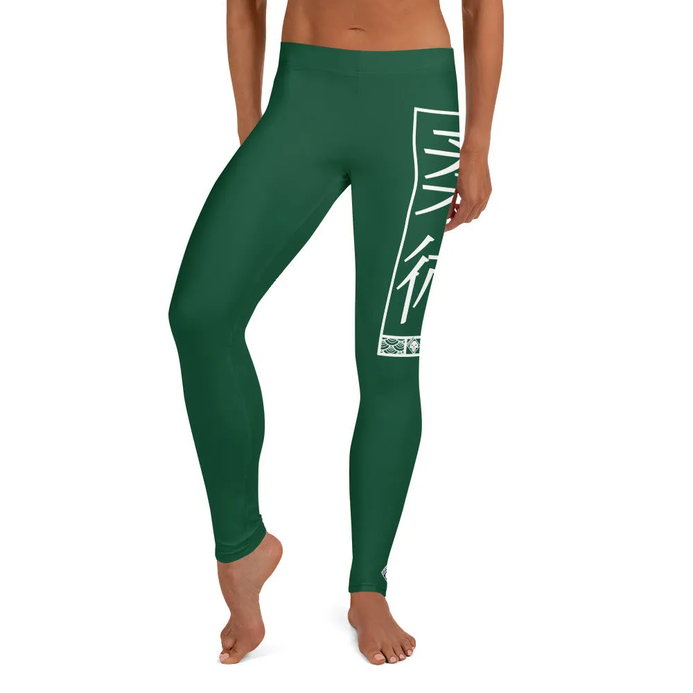 Women's Yoga Pants Workout Leggings For Jiu Jitsu 008 - Sherwood Forest