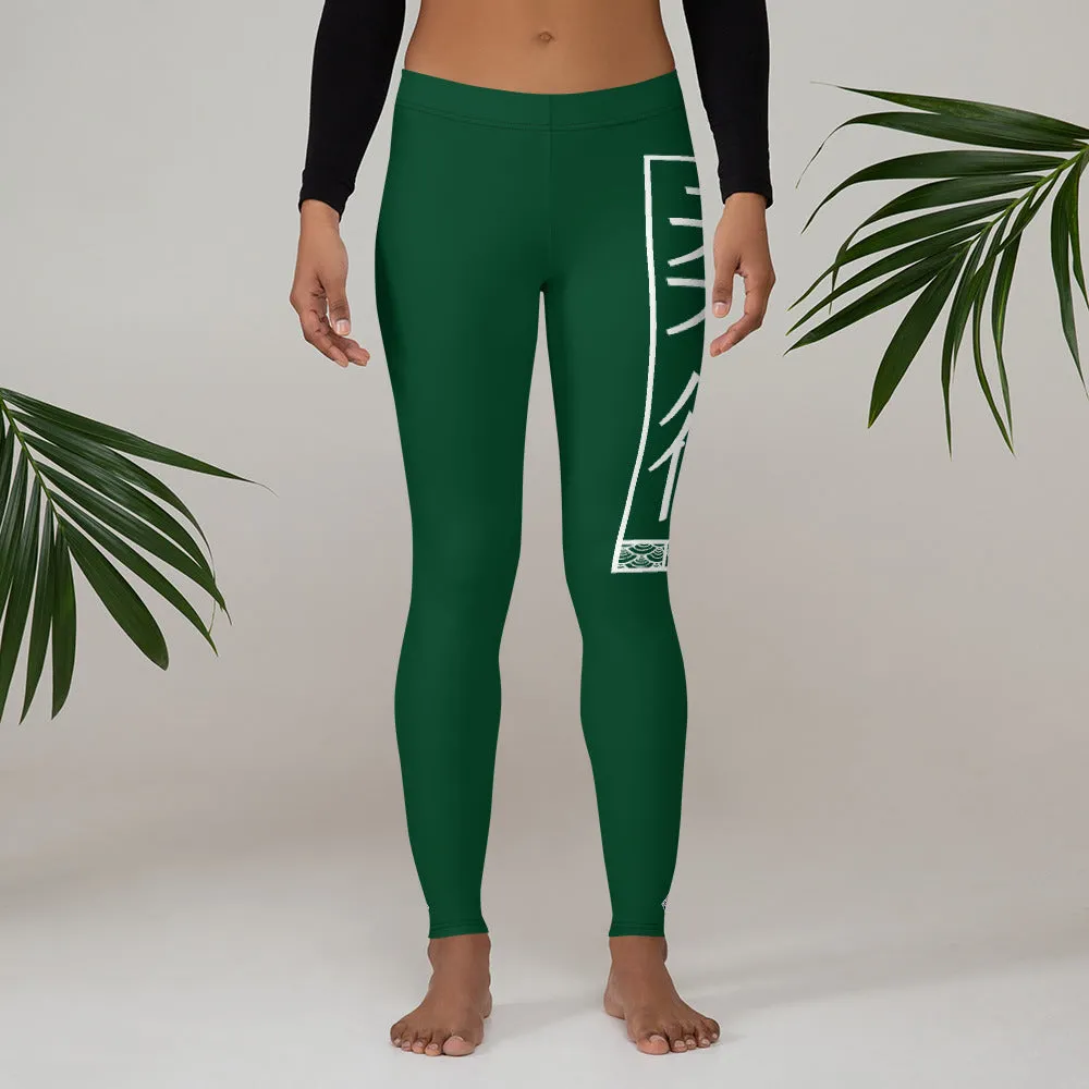 Women's Yoga Pants Workout Leggings For Jiu Jitsu 008 - Sherwood Forest