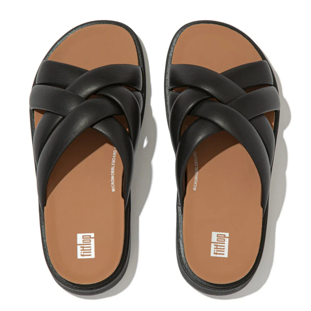 รองเท้าแตะ ผู้หญิง รุ่น GEN-FF PADDED-STRAP LEATHER SLIDES